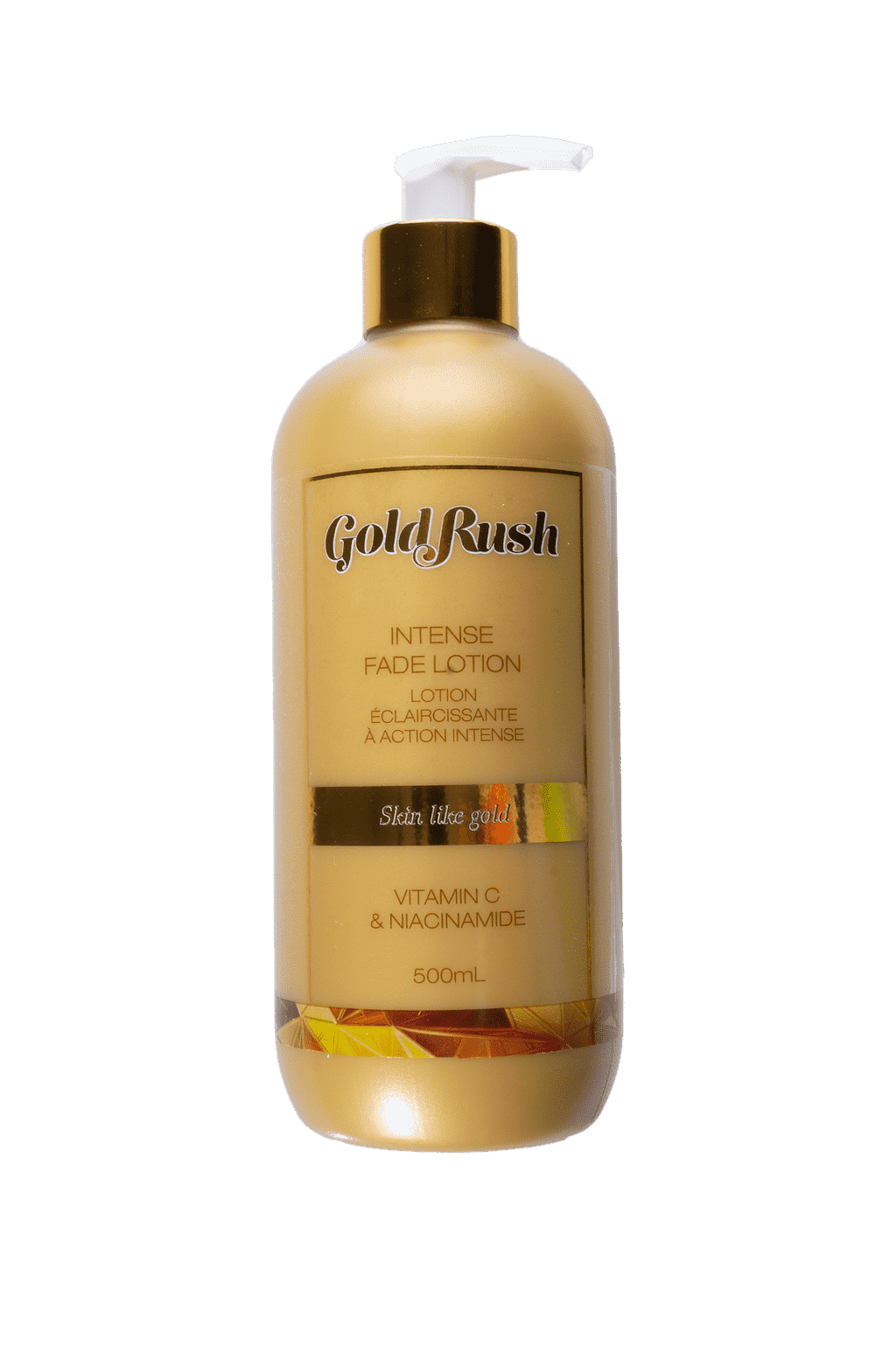 Lightening body lotion with vitamin C and niacinamide for all skin tones, from fair to dark.